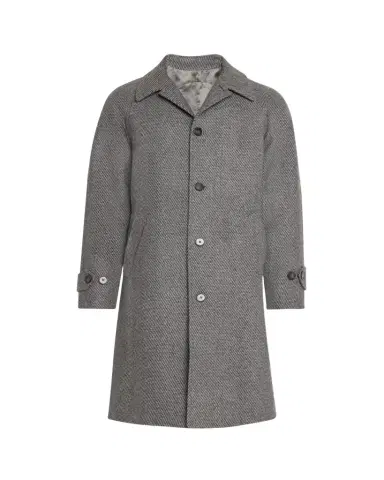 OFFICINE GÉNÉRALE Men's Hudson Cavalry Twill Overcoat | Thumbnail 1 OFFICINE GÉNÉRALE Men's Hudson Cavalry Twill Overcoat | Thumbnail 1