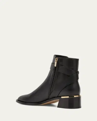 Jimmy Choo Noor Leather Pearly-Button Ankle Booties | Thumbnail 4 Jimmy Choo Noor Leather Pearly-Button Ankle Booties | Thumbnail 4