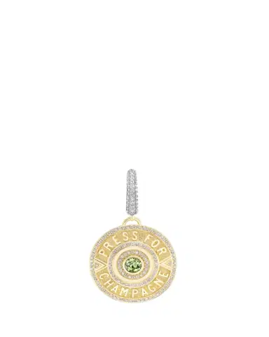Harwell Godfrey 18K Yellow Gold Press for Champagne Charm with Diamonds and Tourmaline | Thumbnail 1 Harwell Godfrey 18K Yellow Gold Press for Champagne Charm with Diamonds and Tourmaline | Thumbnail 1