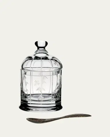 William Yeoward Crystal Abby Honey Jar with Spoon, 8 oz. | Thumbnail 2 William Yeoward Crystal Abby Honey Jar with Spoon, 8 oz. | Thumbnail 2