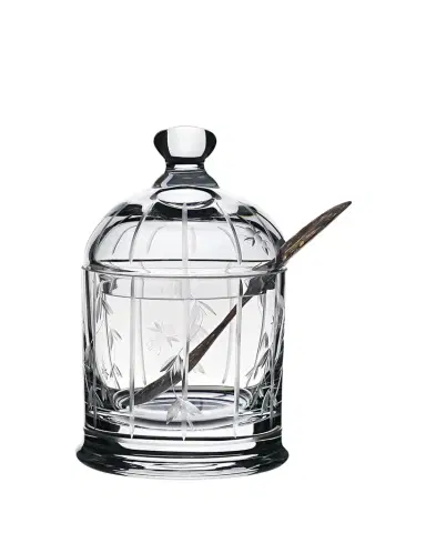 William Yeoward Crystal Abby Honey Jar with Spoon, 8 oz. | Thumbnail 1 William Yeoward Crystal Abby Honey Jar with Spoon, 8 oz. | Thumbnail 1