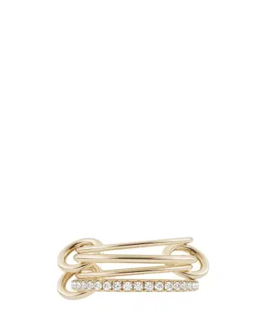 Spinelli Kilcollin Pisces Pave 18K Yellow Gold Ring with Diamonds | Thumbnail 1 Spinelli Kilcollin Pisces Pave 18K Yellow Gold Ring with Diamonds | Thumbnail 1
