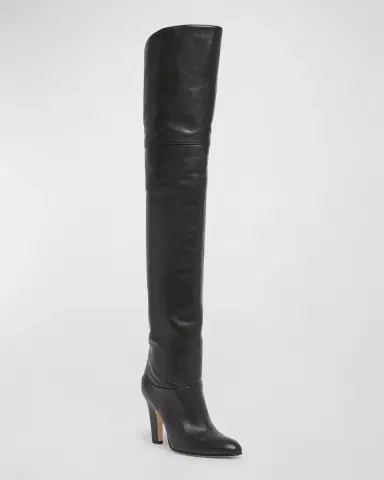 Chloé Eve Leather Over-The-Knee Boots | Thumbnail 3 Chloé Eve Leather Over-The-Knee Boots | Thumbnail 3