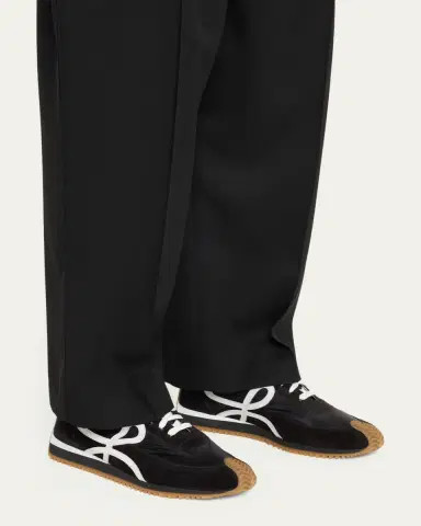 Loewe Men's Flow Retro Runner Sneakers | Thumbnail 3 Loewe Men's Flow Retro Runner Sneakers | Thumbnail 3