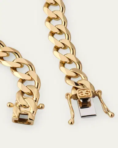Sydney Evan 14K Yellow Gold and Diamond Love Script Curb Link Chain Bracelet | Thumbnail 3 Sydney Evan 14K Yellow Gold and Diamond Love Script Curb Link Chain Bracelet | Thumbnail 3