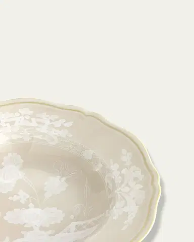 Ginori 1735 Oriente Italiano Soup Plate, Meringa | Thumbnail 3 Ginori 1735 Oriente Italiano Soup Plate, Meringa | Thumbnail 3