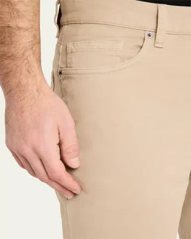 Zegna Men's Stretch Gabardine Slim Five-Pocket Pants | Thumbnail 5 Zegna Men's Stretch Gabardine Slim Five-Pocket Pants | Thumbnail 5