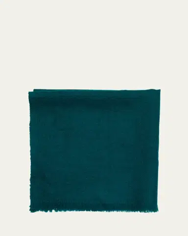 Anderson & Sheppard Men's Cashmere Pocket Square | Thumbnail 2 Anderson & Sheppard Men's Cashmere Pocket Square | Thumbnail 2