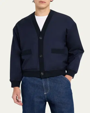 KNT Men's Wool Blouson Jacket | Thumbnail 4 KNT Men's Wool Blouson Jacket | Thumbnail 4