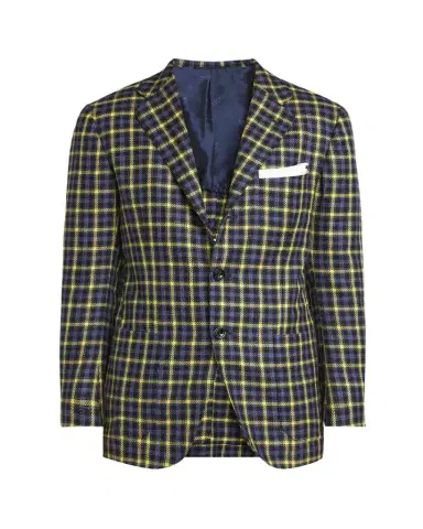 Kiton Men's Cashmere-Blend Check Sport Coat | Thumbnail 1 Kiton Men's Cashmere-Blend Check Sport Coat | Thumbnail 1