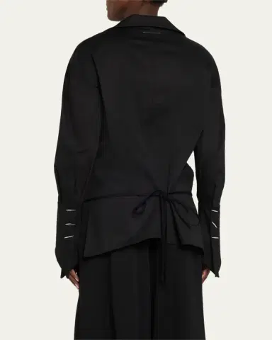 GRACE LING Collared Wrap Blouse | Thumbnail 3 GRACE LING Collared Wrap Blouse | Thumbnail 3