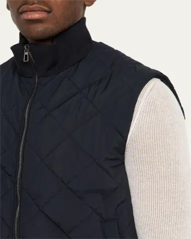 Loro Piana Men's Ampay Full-Zip Vest | Thumbnail 5 Loro Piana Men's Ampay Full-Zip Vest | Thumbnail 5