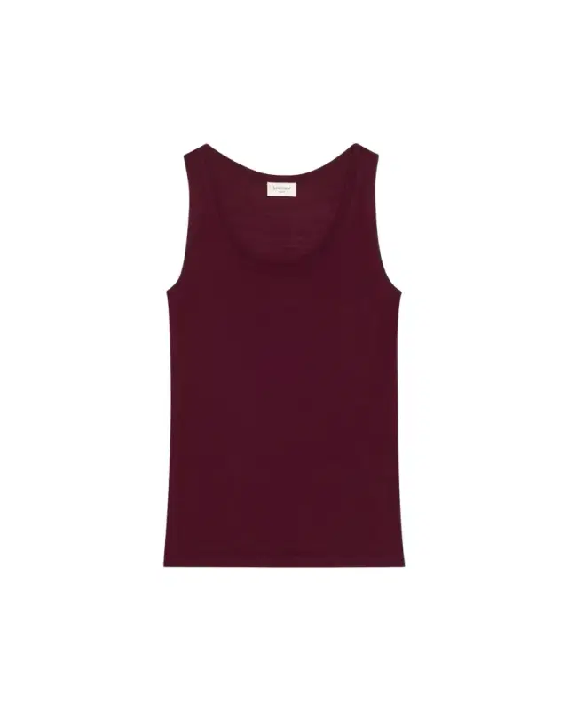 U-Neck Silk Tank Top U-Neck Silk Tank Top