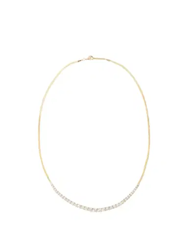Lana 14K Gold Flawless Graduating Diamond Tennis Necklace | Thumbnail 1 Lana 14K Gold Flawless Graduating Diamond Tennis Necklace | Thumbnail 1