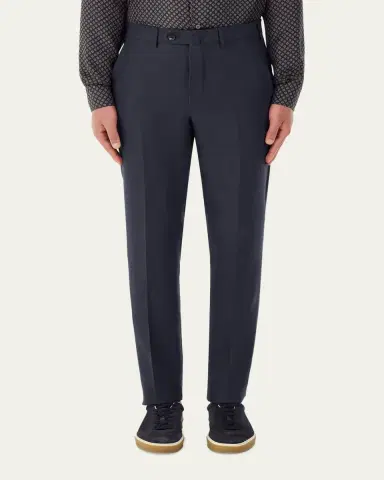 Loro Piana Men's Carlo Antigua Flax Trousers | Thumbnail 4 Loro Piana Men's Carlo Antigua Flax Trousers | Thumbnail 4