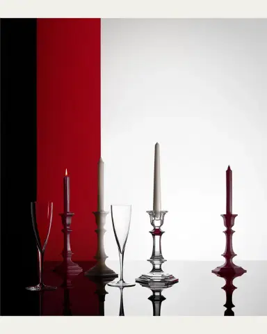 Baccarat Harcourt Red Crystal Candlestick | Thumbnail 2 Baccarat Harcourt Red Crystal Candlestick | Thumbnail 2