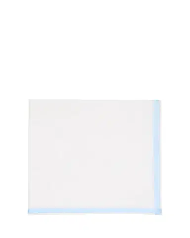 Simonnot Godard Men's Cotton Woven Color Edge Handkerchief | Thumbnail 1 Simonnot Godard Men's Cotton Woven Color Edge Handkerchief | Thumbnail 1
