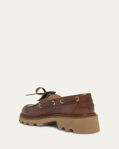 Roger Vivier Viv Ranger Leather Buckle Lug-Sole Boat Loafers | Thumbnail 5 Roger Vivier Viv Ranger Leather Buckle Lug-Sole Boat Loafers | Thumbnail 5