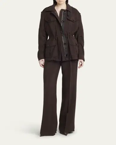 TOM FORD Viscose-Wool Field Jacket | Thumbnail 2 TOM FORD Viscose-Wool Field Jacket | Thumbnail 2