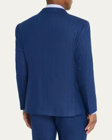 Kiton Men's Wool and Cashmere Ticweave Two-Piece Suit | Thumbnail 5 Kiton Men's Wool and Cashmere Ticweave Two-Piece Suit | Thumbnail 5