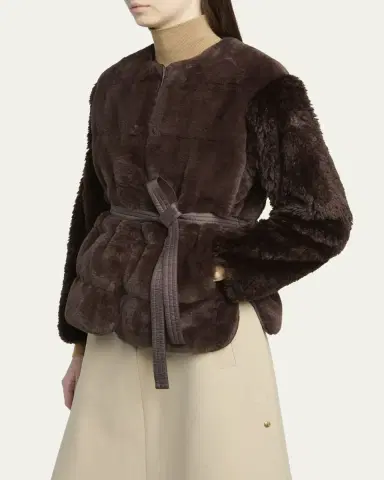 Moncler Jouillat Faux Fur Jacket | Thumbnail 4 Moncler Jouillat Faux Fur Jacket | Thumbnail 4