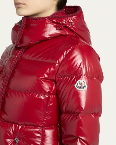 Moncler Glareins Hooded Short Down Jacket with Braided Trim | Thumbnail 5 Moncler Glareins Hooded Short Down Jacket with Braided Trim | Thumbnail 5