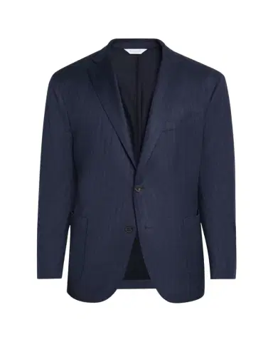 Boglioli Men's Wool and Silk Herringbone Notch-Lapel Sport Coat | Thumbnail 1 Boglioli Men's Wool and Silk Herringbone Notch-Lapel Sport Coat | Thumbnail 1