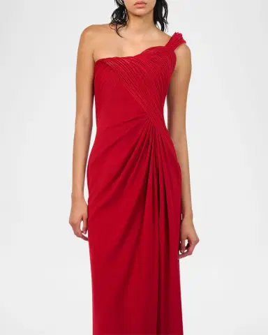 Gaurav Gupta Erytheia Sculpted One-Shoulder Column Gown | Thumbnail 5 Gaurav Gupta Erytheia Sculpted One-Shoulder Column Gown | Thumbnail 5