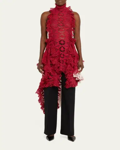 Diotima Tosh Mesh-Inset Straight-Leg Trousers | Thumbnail 2 Diotima Tosh Mesh-Inset Straight-Leg Trousers | Thumbnail 2