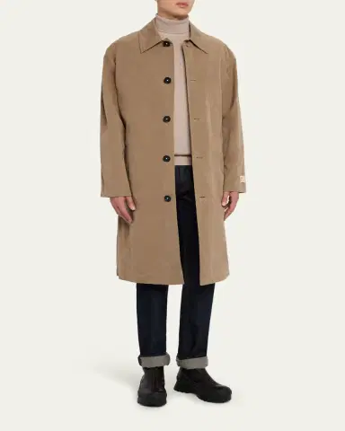 Massimo Alba Men's Mustang Belted Rain Coat | Thumbnail 4 Massimo Alba Men's Mustang Belted Rain Coat | Thumbnail 4