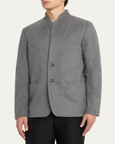 Sease Men's Ellen Wool and Cashmere Unstructured Blazer | Thumbnail 4 Sease Men's Ellen Wool and Cashmere Unstructured Blazer | Thumbnail 4