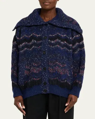 Missoni Metallic Zigzag Maxi Cardigan | Thumbnail 4 Missoni Metallic Zigzag Maxi Cardigan | Thumbnail 4