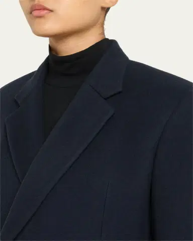 Balenciaga Double-Breasted Godet Midi Overcoat | Thumbnail 5 Balenciaga Double-Breasted Godet Midi Overcoat | Thumbnail 5