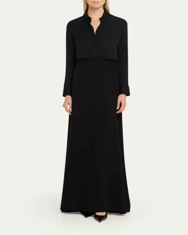 Valentino Garavani Silk Maxi Skirt | Thumbnail 2 Valentino Garavani Silk Maxi Skirt | Thumbnail 2