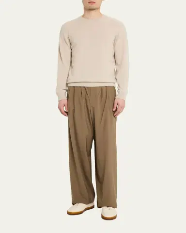Massimo Alba Men's Soft Cashmere Crewneck Sweater | Thumbnail 7 Massimo Alba Men's Soft Cashmere Crewneck Sweater | Thumbnail 7