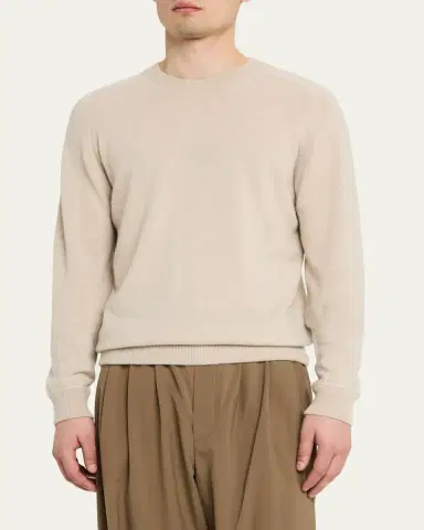 Massimo Alba Men's Soft Cashmere Crewneck Sweater | Thumbnail 9 Massimo Alba Men's Soft Cashmere Crewneck Sweater | Thumbnail 9