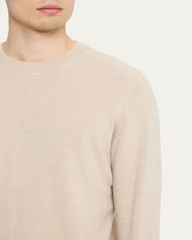 Massimo Alba Men's Soft Cashmere Crewneck Sweater | Thumbnail 10 Massimo Alba Men's Soft Cashmere Crewneck Sweater | Thumbnail 10
