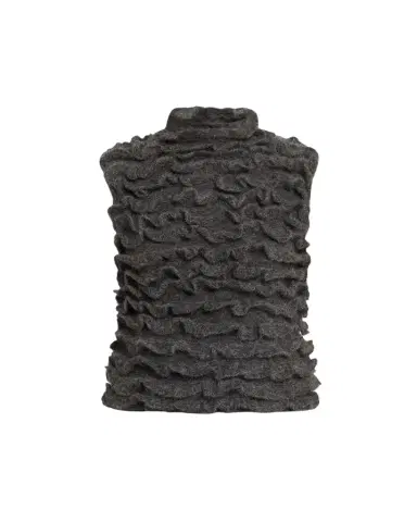 Alaïa Tiered Ruffle Knit Blouse | Thumbnail 1 Alaïa Tiered Ruffle Knit Blouse | Thumbnail 1