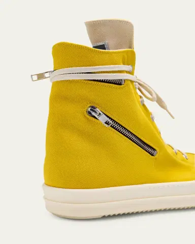 DRKSHDW RICK OWENS Men's Cargo Sneaks Denim High-Top Sneakers | Thumbnail 5 DRKSHDW RICK OWENS Men's Cargo Sneaks Denim High-Top Sneakers | Thumbnail 5