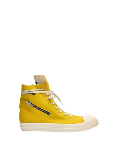 DRKSHDW RICK OWENS Men's Cargo Sneaks Denim High-Top Sneakers | Thumbnail 1 DRKSHDW RICK OWENS Men's Cargo Sneaks Denim High-Top Sneakers | Thumbnail 1