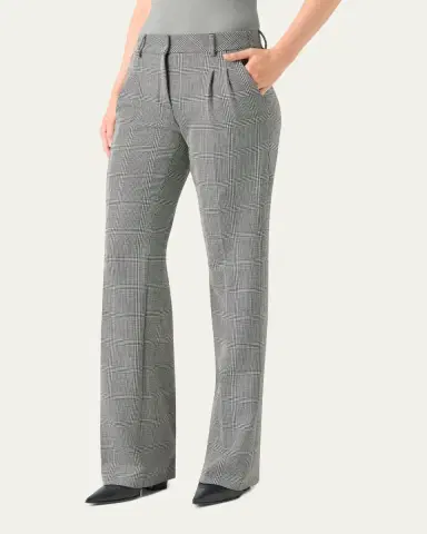 Akris Fabri Prince Of Wales Check Straight-Leg Trousers | Thumbnail 4 Akris Fabri Prince Of Wales Check Straight-Leg Trousers | Thumbnail 4