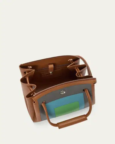 LOEWE x Albers Madrid Medium Shoulder Bag in Supple Calfskin | Thumbnail 4 LOEWE x Albers Madrid Medium Shoulder Bag in Supple Calfskin | Thumbnail 4