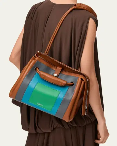 LOEWE x Albers Madrid Medium Shoulder Bag in Supple Calfskin | Thumbnail 5 LOEWE x Albers Madrid Medium Shoulder Bag in Supple Calfskin | Thumbnail 5