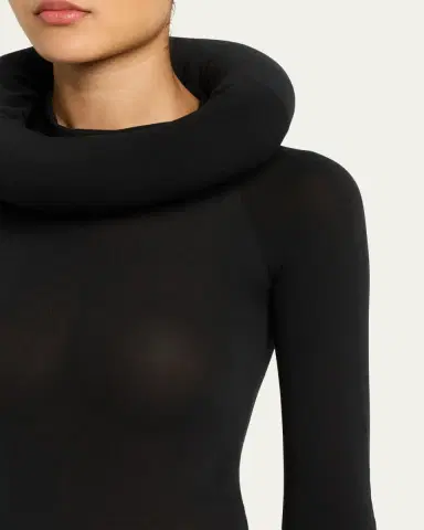 ALAÏA Circle Padded Hooded Bodysuit | Thumbnail 5 ALAÏA Circle Padded Hooded Bodysuit | Thumbnail 5