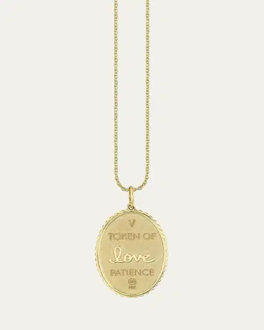 Sydney Evan 14K Gold Diamond Birth Flower Charm Necklace, May | Thumbnail 2 Sydney Evan 14K Gold Diamond Birth Flower Charm Necklace, May | Thumbnail 2