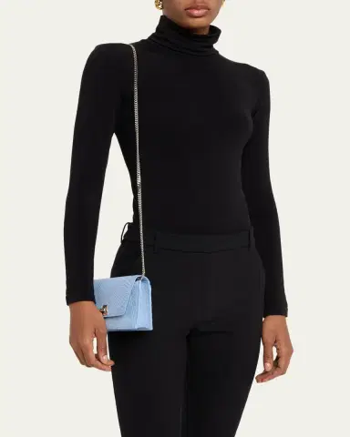 Akris Anouk Snakeskin Suede Envelope Clutch Bag | Thumbnail 2 Akris Anouk Snakeskin Suede Envelope Clutch Bag | Thumbnail 2