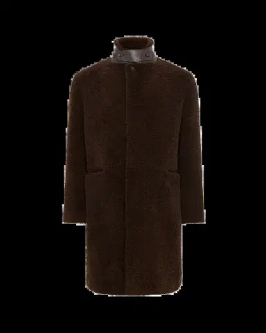 Gabriela Hearst Men's Shearling Teddy Car Coat | Thumbnail 2 Gabriela Hearst Men's Shearling Teddy Car Coat | Thumbnail 2