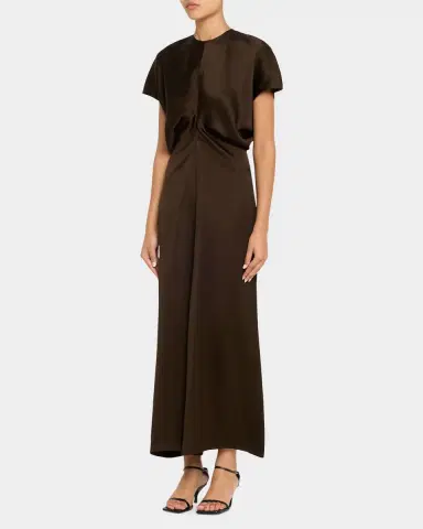 Toteme Slouch Waist Satin Maxi Dress | Thumbnail 8 Toteme Slouch Waist Satin Maxi Dress | Thumbnail 8