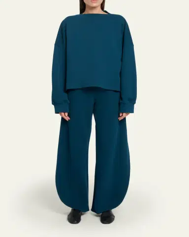 Alaïa Boatneck Oversized Sweatshirt | Thumbnail 2 Alaïa Boatneck Oversized Sweatshirt | Thumbnail 2