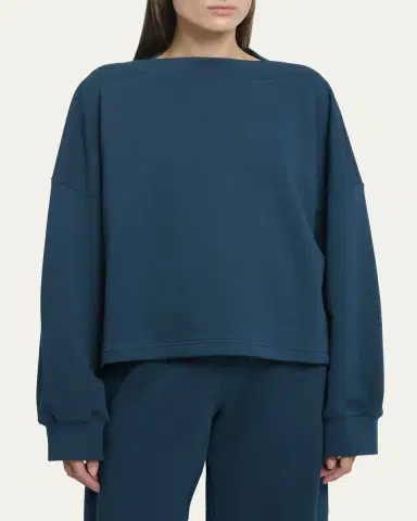 Alaïa Boatneck Oversized Sweatshirt | Thumbnail 4 Alaïa Boatneck Oversized Sweatshirt | Thumbnail 4
